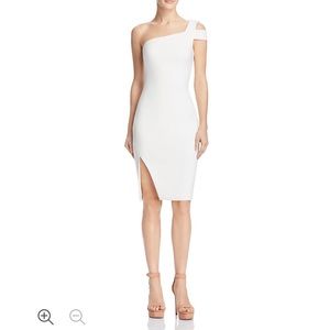 Likely Packard One Shoulder Dress - White